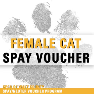 FEMALE CAT - SPAY VOUCHER